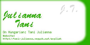 julianna tani business card